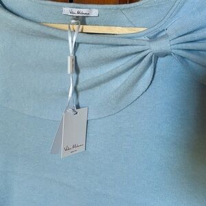 NWT Milano Light Blue Women's Boat neck sweater M